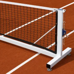 Poteau de tennis intégral transportable en acier galvanisé