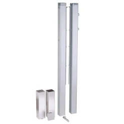 Poteaux de tennis carrés amovibles - aluminium
