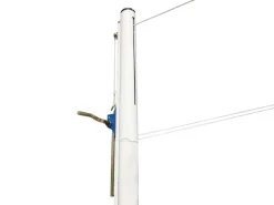 Poteaux de volleyball en acier Ø 90 mm "compétition" - Avec fourreaux