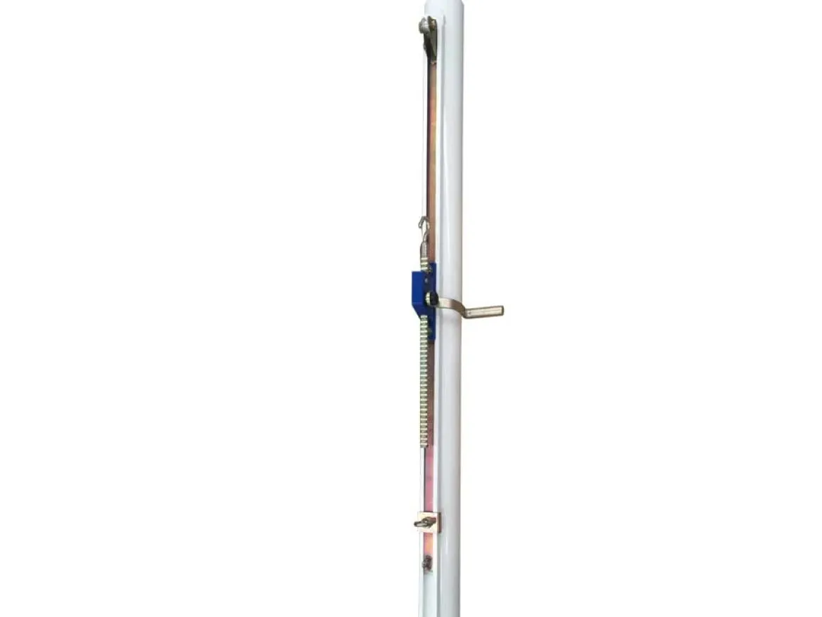 Poteaux multisports acier ø 90mm - Volleyball/Tennis/Badminton - Avec fourreaux