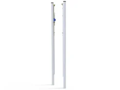 Poteaux multisports acier ø 90mm - Volleyball/Tennis/Badminton - Avec fourreaux