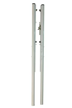 Poteaux multisports acier ø 90mm - Volleyball/Tennis/Badminton - Avec fourreaux