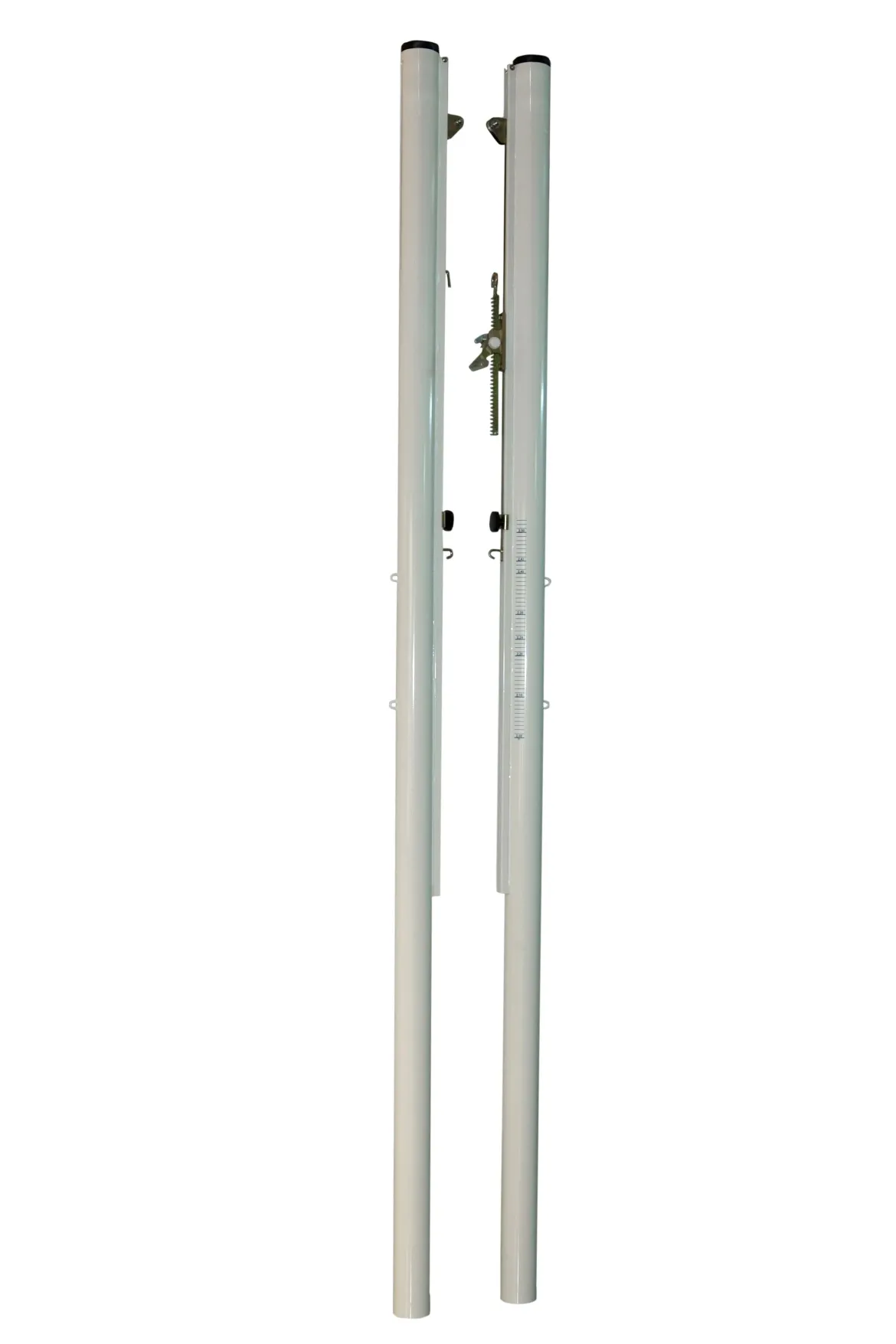 Poteaux multisports acier ø 90mm - Volleyball/Tennis/Badminton - Avec fourreaux