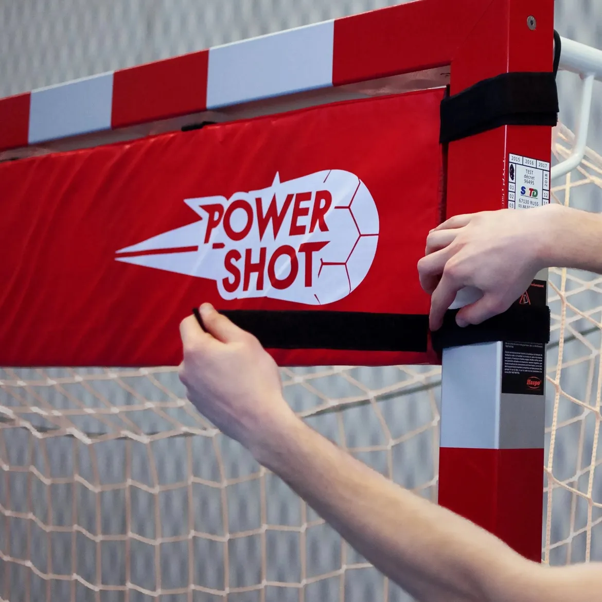 Réducteur but de handball en mousse et PVC