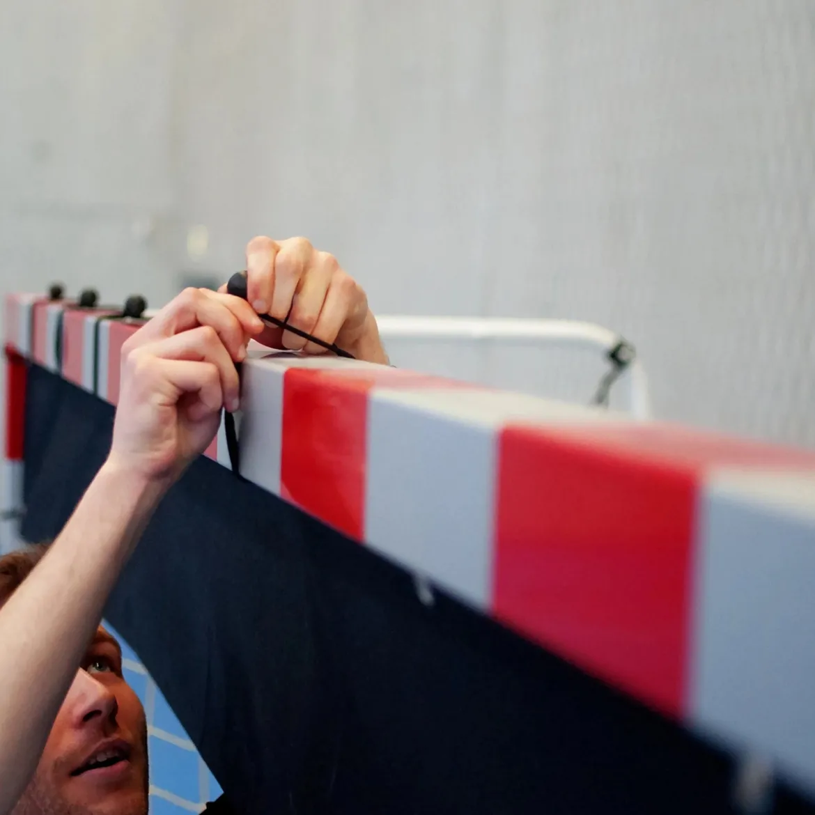 Réducteur de but de handball en Polyester