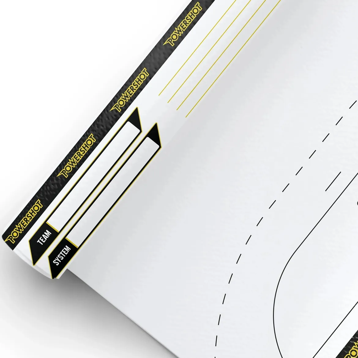 Rouleau de feuilles tactiques pour handball - Terrain entier