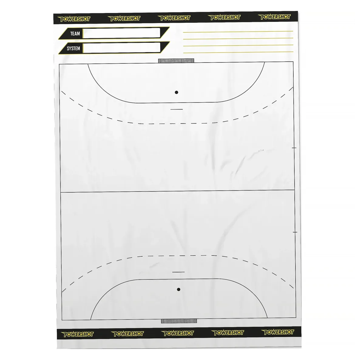 Rouleau de feuilles tactiques pour handball - Terrain entier