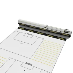 Rouleau feuilles tactique football - Demi terrain