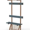 2-Seater Sports Facility Bench with wire - 83,5 x 146,5 x 33,8 cm