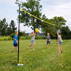 Set Volleyball 6m - Avec poteaux, filet, balle et pompe