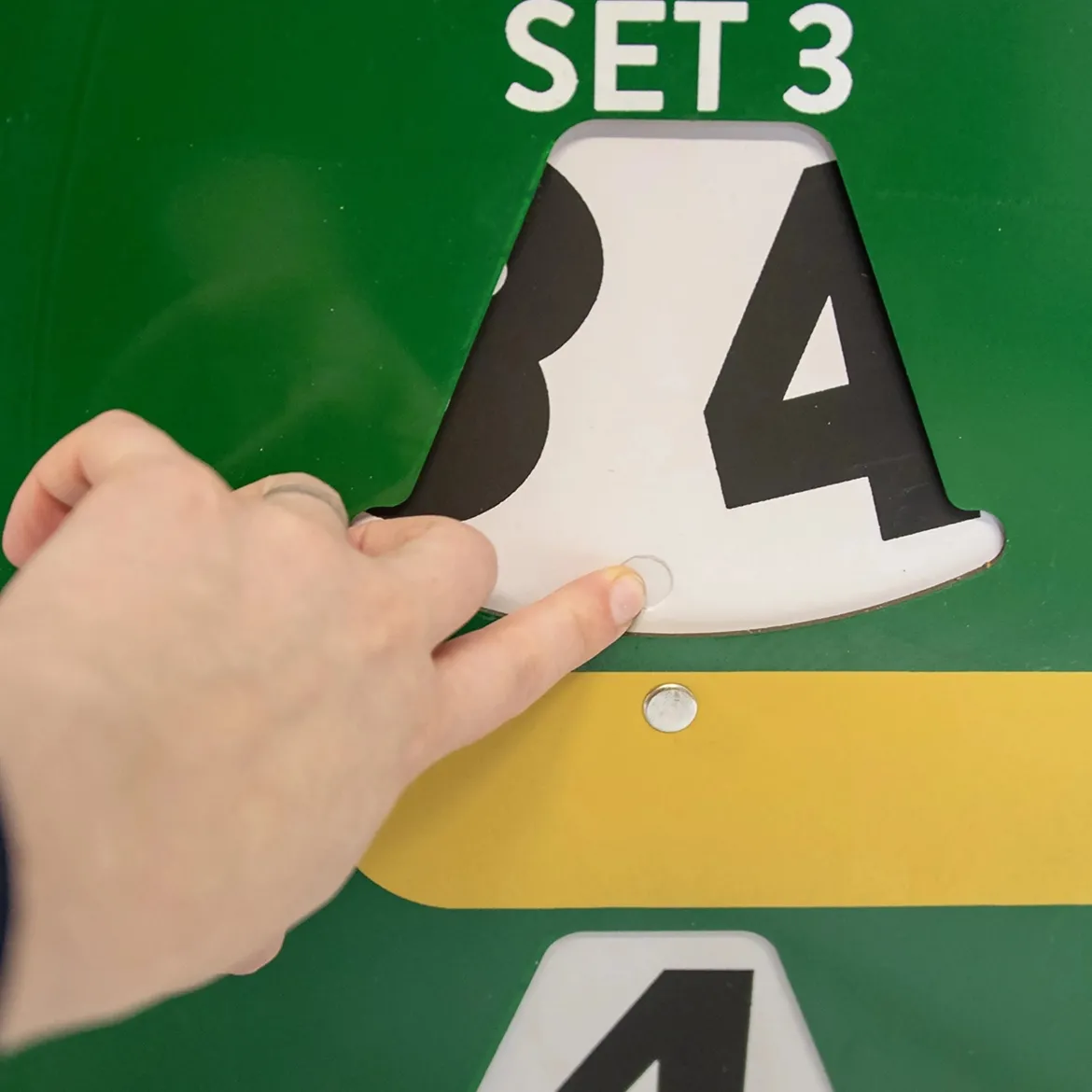 Tableau de score avec espace publicitaire