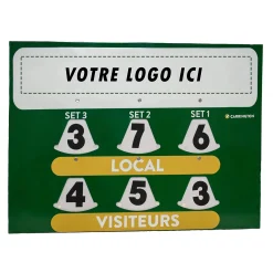 Tableau de score avec espace publicitaire