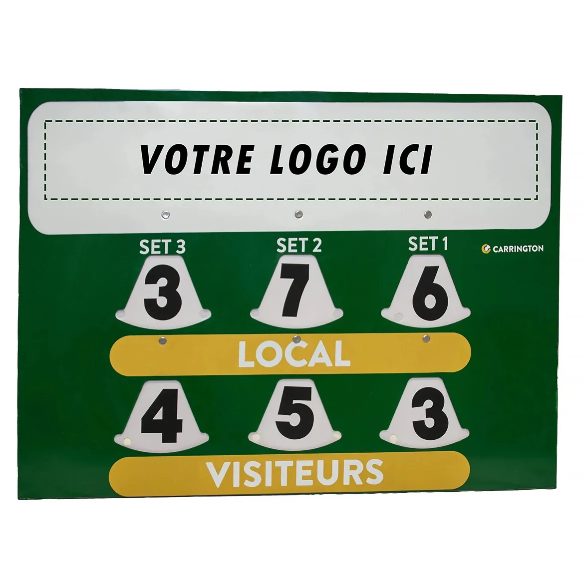 Tableau de score avec espace publicitaire