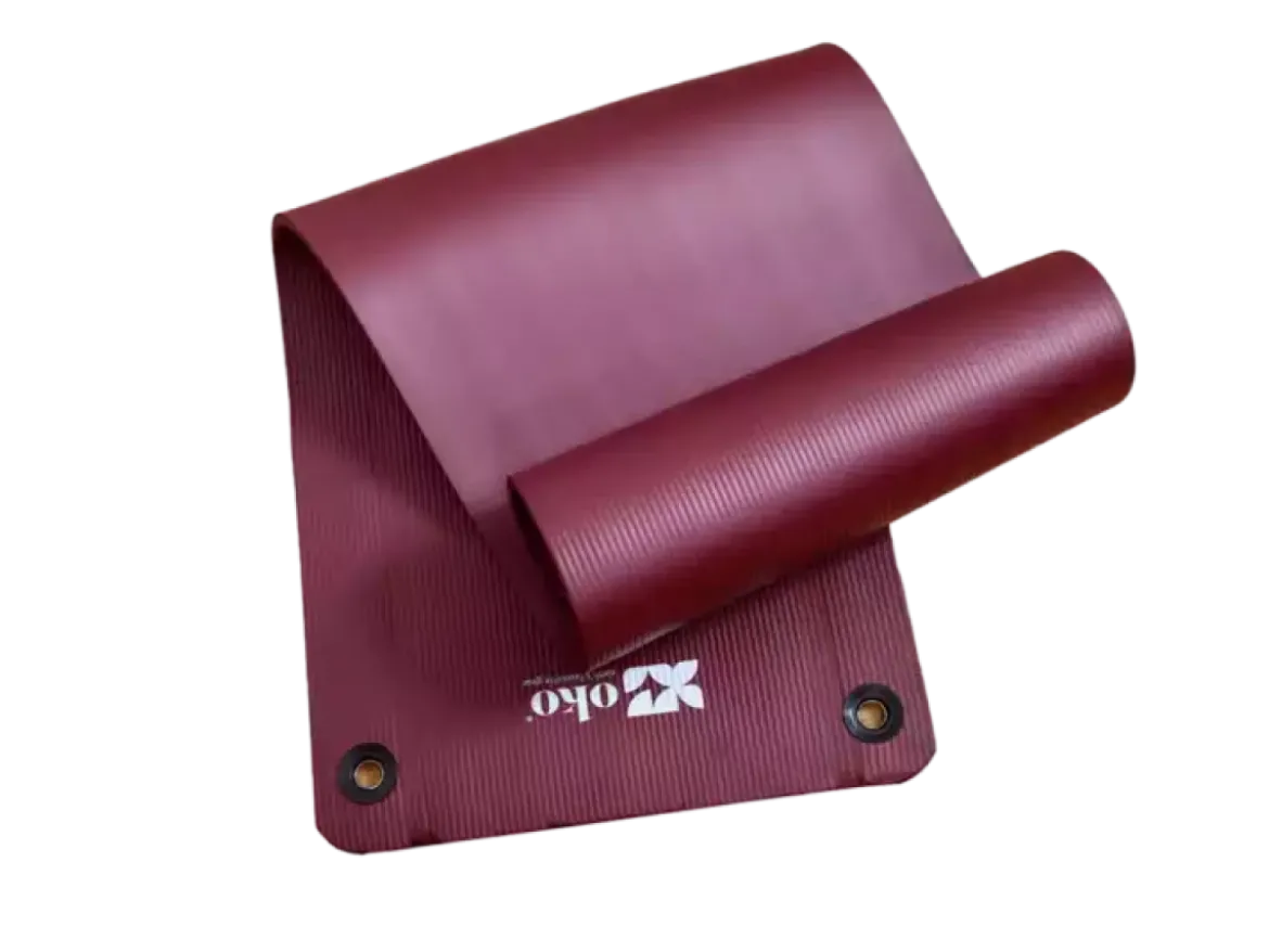 Tapis de yoga éco-responsable (avec œillets) - 1.5cm d'épaisseur