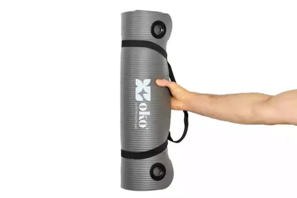 Tapis de yoga OKO 0.8cm (avec oeillets)