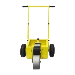 Traceuse de terrain à rouleau jaune et noir – Marquage 10cm – Réservoir 12 L