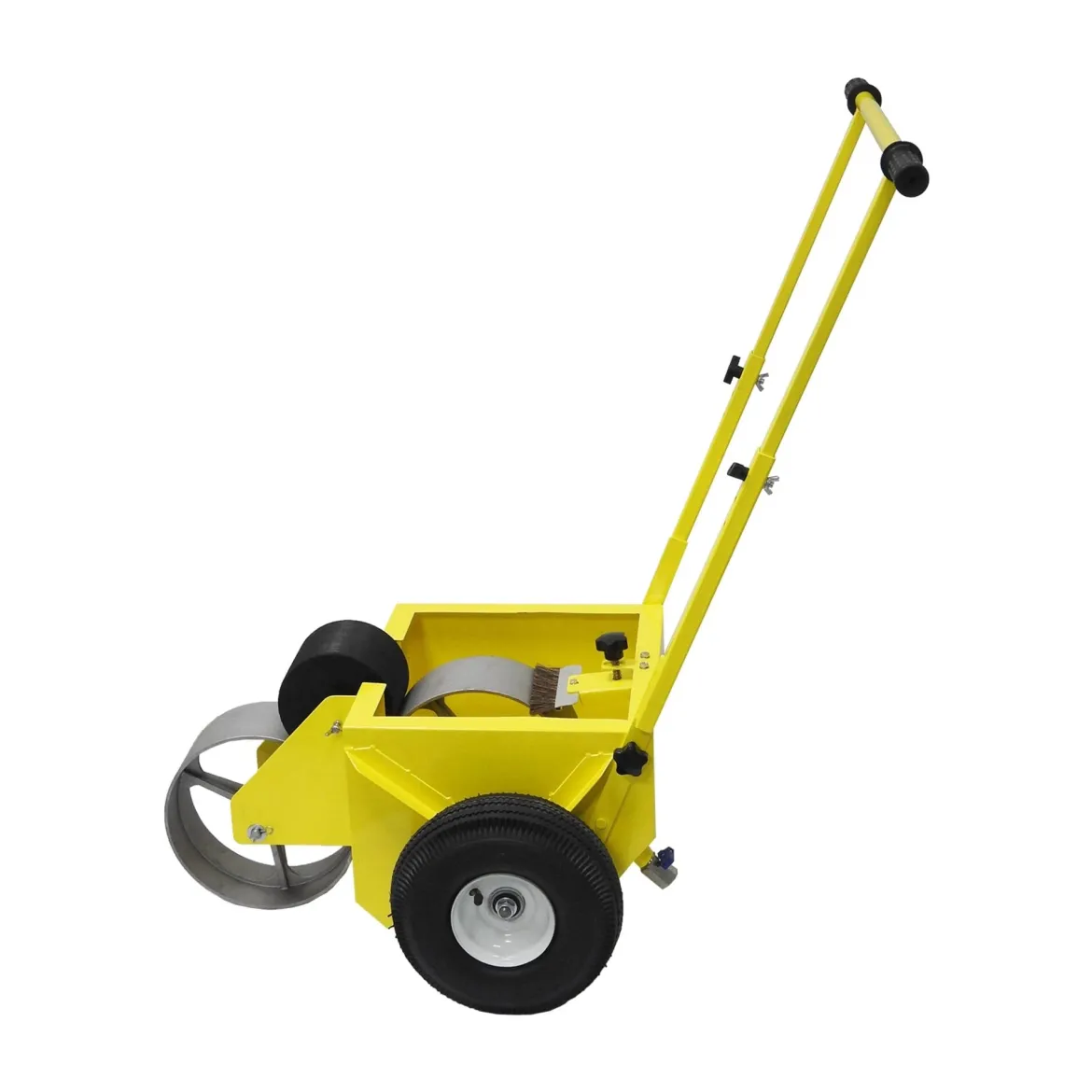 Traceuse de terrain à rouleau jaune et noir – Marquage 10cm – Réservoir 12 L